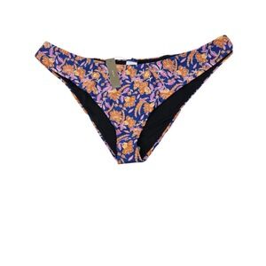 New! Women's J. Crew Curved WAIS Cheeky Bikini Bottom Sz 3X‎ Floral Block Print